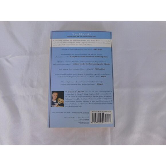 A Dog's Purpose W. Bruce Cameron Novel Fiction Paperback Emotional Dog Story Boo - Picture 3 of 6